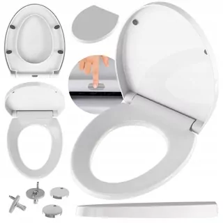 WC sedadlo Granitan Batu, biely polypropylén