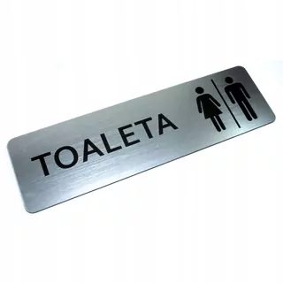 WC tabuľka 20x6 WC - rôzne vzory,
