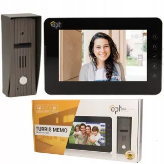 Video interkom s farebným 7'' ultra plochým monitorom a hliníkovým vandal-odolným vonkajším panelom