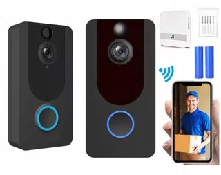 VIDEO DVERE vrátnik WiFi IP kamera telefón zvonenie KIT