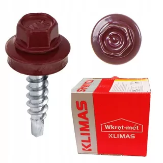 Skrutky, šróby - Farmár skrutky 4,8x25mm RAL 3005 FARMER 250pcs