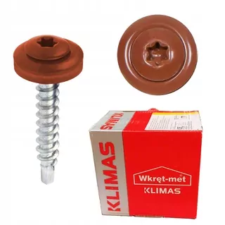 Skrutky, šróby - Farmárske skrutky 4,8x35 RAL 8004 Torx Faugers