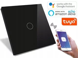 Vypínač svetla - SWITCH WIFI Dotyková 1 g Tuya GLASS PREDAJ