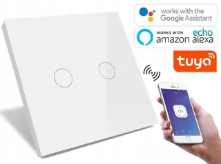 Vypínač svetla - WiFi Tuya 2 g dotykovým spínačom Glass Predaj