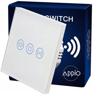 Spínač pre ROLETY a ŽALUZIE, čierny s možnosťou ovládania pomocou aplikácie (WIFI)