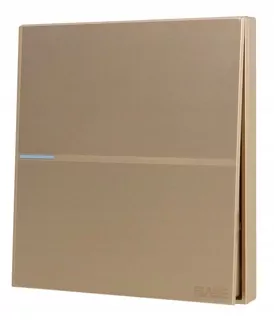 Vypínač svetla - KRÍŽOVÝ SPÍNAČ RIADENIA, SINGLE GOLD 1G2 W