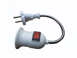 Predlžovacia zástrčka 230 V/E27 30cm s ochranou proti krádeži 4004282404996