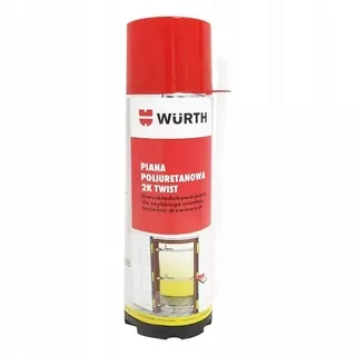 Montážna pena PUR - WURTH dwuskładniowa 2K pena Twist 400 ml