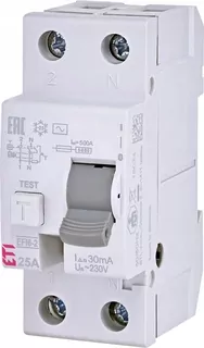 Rozdielový istič 2P 25 A 30mA AC