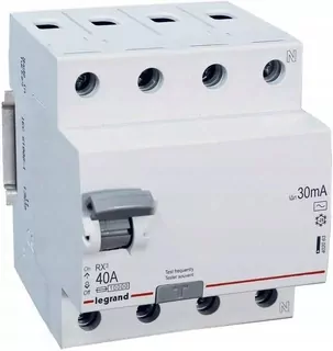 Rozdielový istič RX3 40 A 4P 30mA LEGRAND