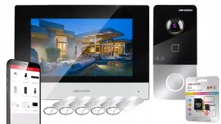 Video interkom DS-KIS603-P HIKVISION Wi-Fi FullHD s možnosťou pripojenia na internet