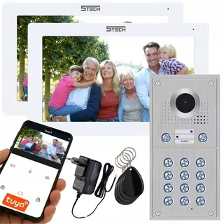Použitie video interkomu s 2-miestnou bránovou stanicou 5Tech 84222-2
