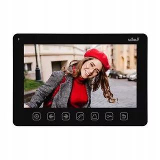 Bezdrôtový farebný LCD monitor 7” pre použitie v systémoch VIBELL čierny