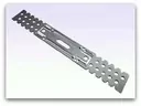 Plochý vešiak ES 60/300 gr. 1 mm SUPER SILNÝ