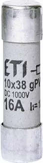 Popis: CH10 × 38 gPV 16 A 1000 V UL