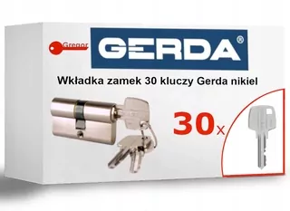 Profilová vložka bubna pre zásuvné zámky. 40 / 50 nikel 30 KLÚČOV