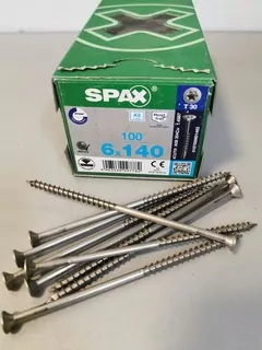 Skrutky, šróby - Spax Spax z nerezovej ocele A2 6x140 100 ks.