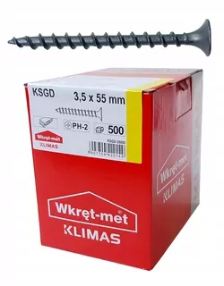 Skrutky, šróby  - Disc Screw 3.5x55 fosfáty 500ks