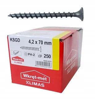 Skrutky do dreva 4,2 × 70mm 250ks