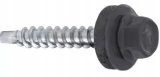 Skrutky, šróby - Farmer hriadeľ pre plechy 4,8 * 20 mm RAL 7024- 250 ST