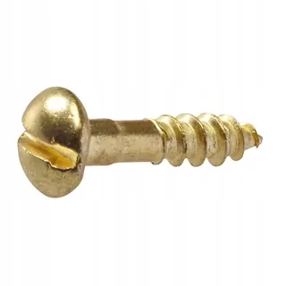 Skrutky, šróby - Mosadzná skrutka TKS 10 ks 3,5x16 mm