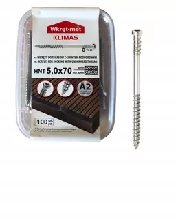 Skrutky A2 Nosná terasa 5x70 Torx terasy HNT