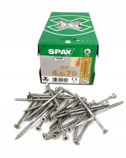 Skrutky, šróby  - Spax skrutky pre 4,5x70 T-20 500 WIREX