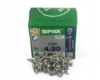 Skrutky, šróby  - Spax 4x20 1000pc skrutky Wirox 4Cut TX Z2