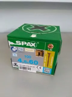 Skrutky, šróby - Spax Terasa / FAS 4.5x60 A2 skrutky 100ks staré zlato