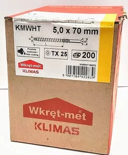 Skrutky, šróby - Tesárske skrutky pre drevo 5 × 70 TORX 200
