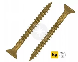 Skrutky, šróby - Tesárske skrutky do dreva 5x80x50 Torx 5kg