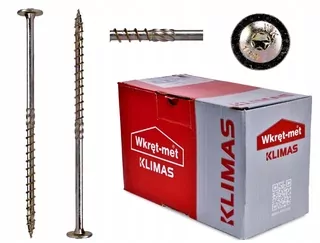 Skrutky na drevené konštrukcie s podložkou hlavy TORX