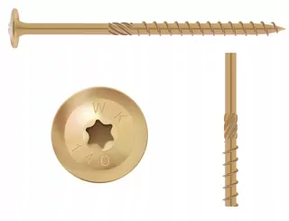 Skrutky do dreva Torx 6 × 160 100 ks