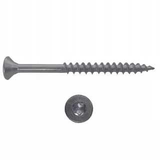 Skrutky do dreva nerezové 5 × 80 Torx 100ks A4