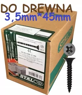 Fosfátované skrutky do dreva 3,5 × 45mm 500ks