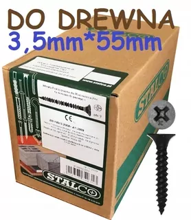 Fosfátované skrutky do dreva 3,5 × 55mm 500ks