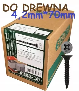Skrutky fosfátované do dreva 4,2 × 70mm 250ks