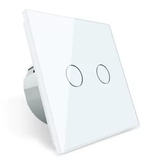 Dvojdotykový spínač so skleneným panelom LIVOLO