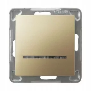 Vypínač svetla - Switch-gold lp 1YS / m / 28 IMPRESSION Ospel