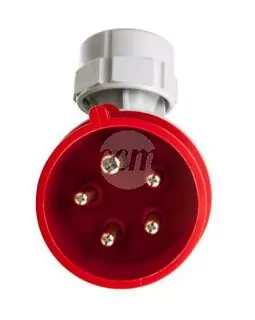 Prenosná uhlová zástrčka 16 A 5P 400 V červená IP44 TWIST 8015-6