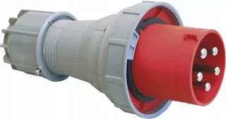 Prenosná zástrčka 63 A 5P 400 V IP67 PCE