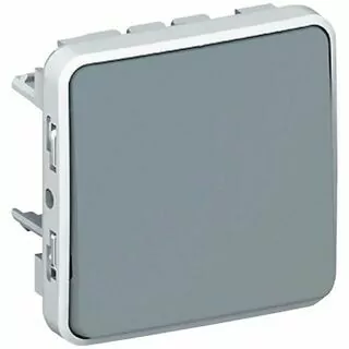Univerzálny vypínač modulárny Legrand PLEXO IP55 sivý