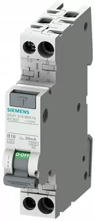 Istič - Rozdielny spínač B16A 30MA 1 m SIEMENS