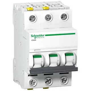 Nadprúdový vypínač iC60N 3P 20 A B A9F03320 A9F03320