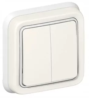 Dvojitý univerzálny vypínač IP55 - súprava na zapustené použitie