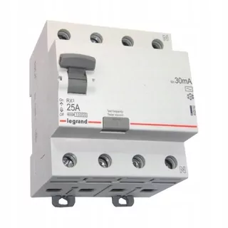 RX3 25 A 30mA AC 4P Legrand rozdeľovač ističa