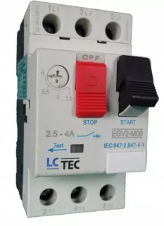 Motorový istič EGV2-M 2,5-4,0 A LCTEC