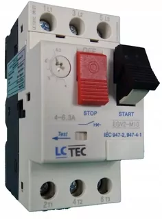 Motorový istič EGV2-M 4,0-6,3 A LCTEC