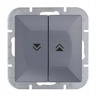 Vypínač žalúzie/svorky WP-10P Antracit