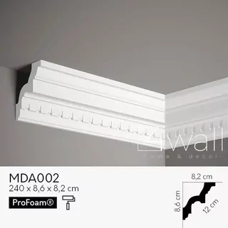 Vysoká palácová stropná lišta MDA002